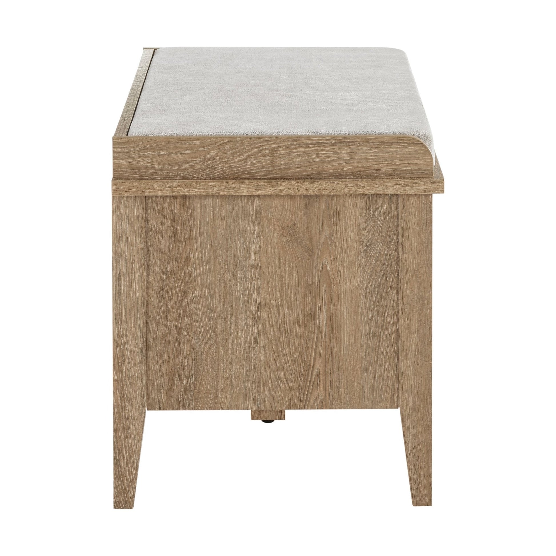 Nell Storage Cabinet With Seat - Wood - DUSK