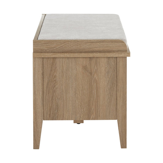 Nell Storage Cabinet With Seat - Wood - DUSK