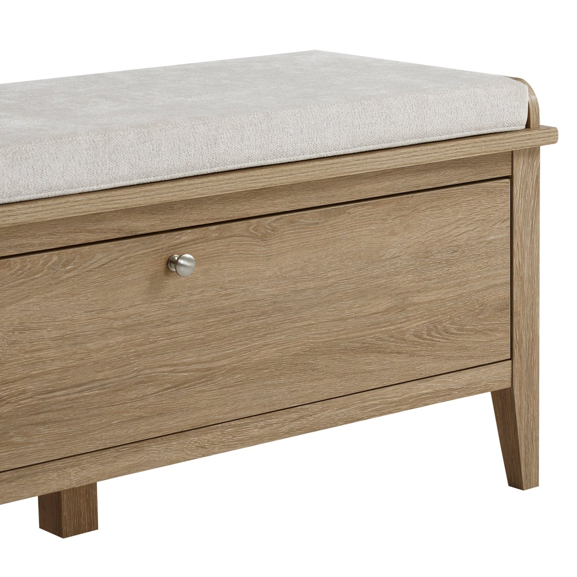 Nell Storage Cabinet With Seat - Wood - DUSK