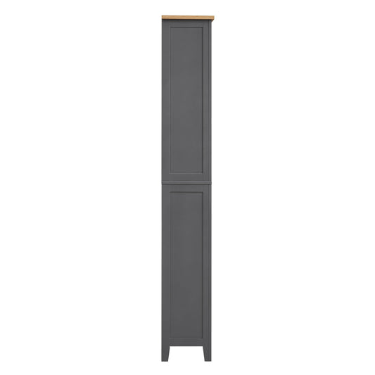 Nell Tall Bookshelf - Charcoal - DUSK