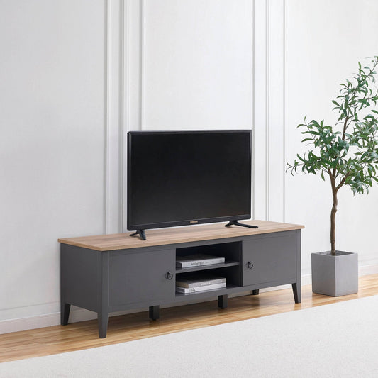 Nell TV Unit - Charcoal - DUSK