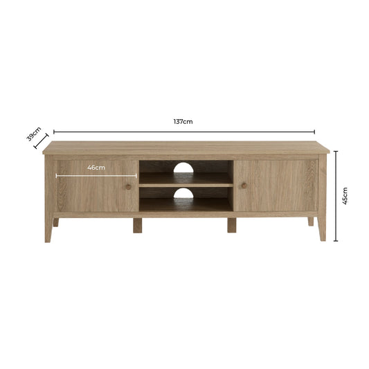 Nell TV Unit - Charcoal - DUSK