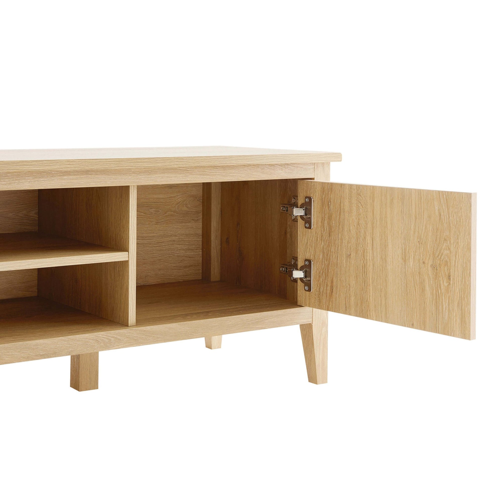 Nell Tv Unit for TVs up to 60" - Light Wood - DUSK