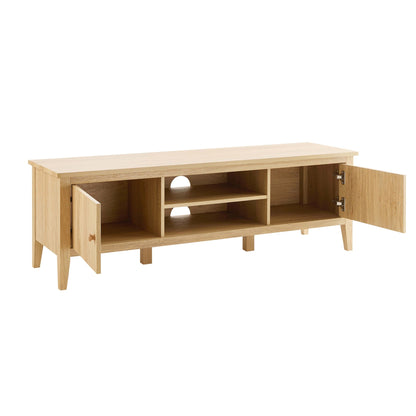Nell Tv Unit for TVs up to 60" - Light Wood - DUSK