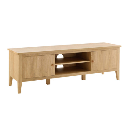 Nell Tv Unit for TVs up to 60" - Light Wood - DUSK