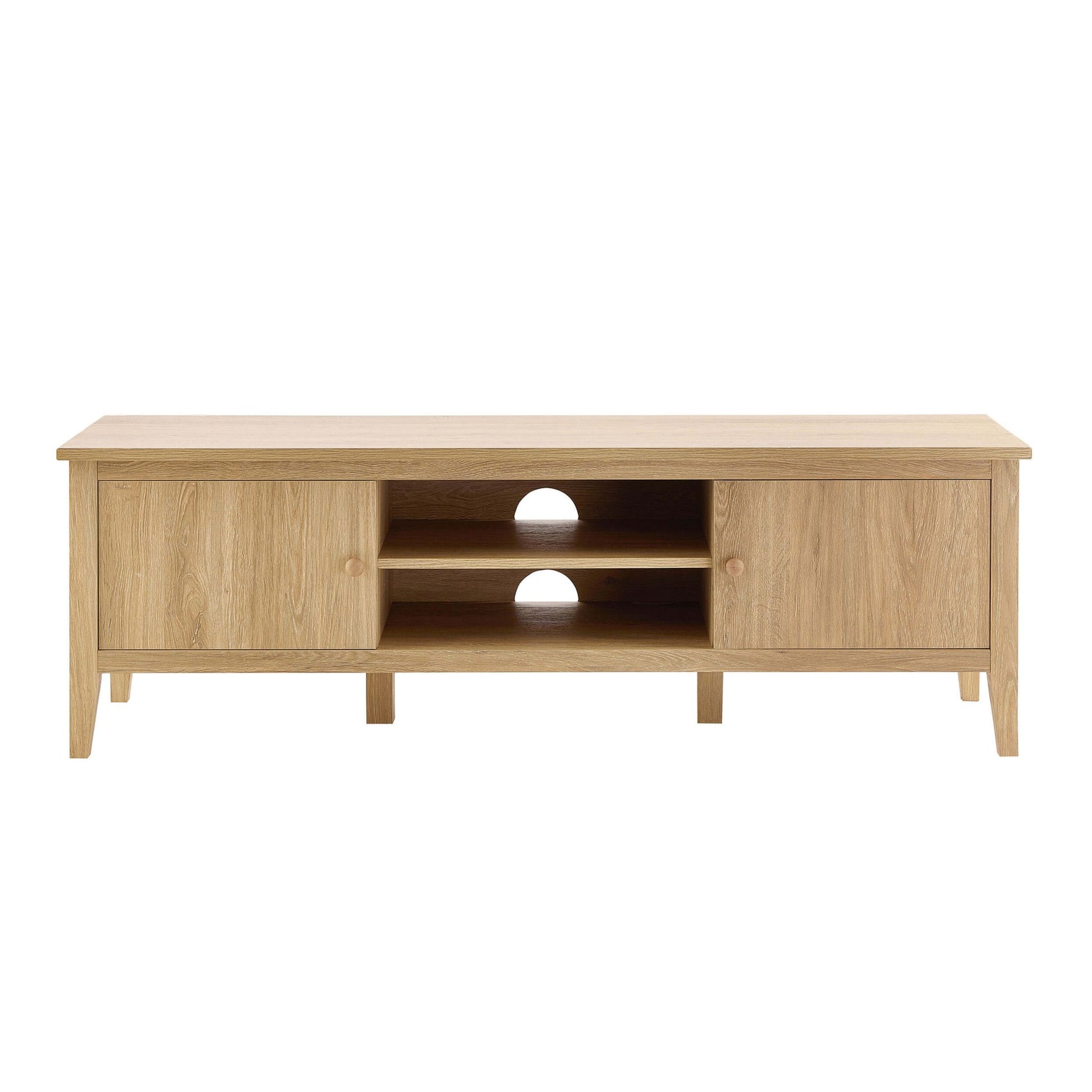 Nell Tv Unit for TVs up to 60" - Light Wood - DUSK