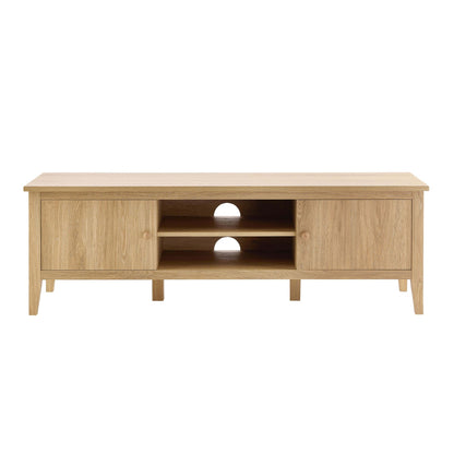 Nell Tv Unit for TVs up to 60" - Light Wood - DUSK