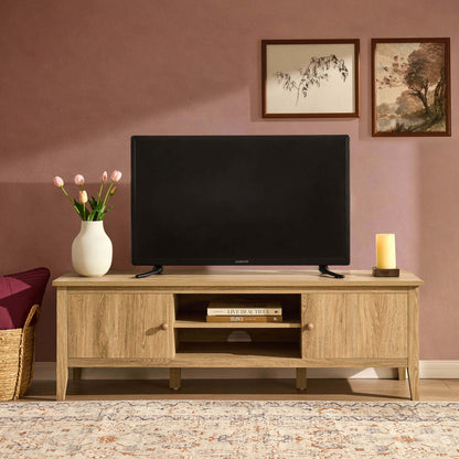 Nell Tv Unit for TVs up to 60" - Light Wood - DUSK