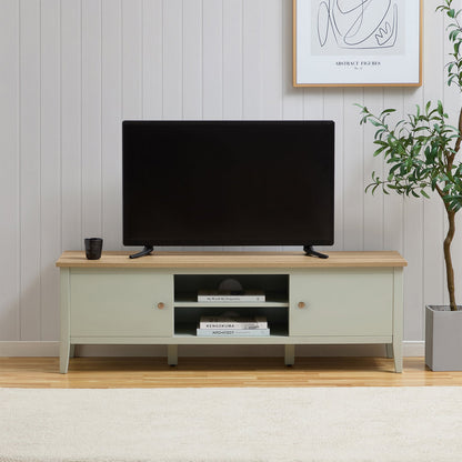 Nell TV Unit - Sage Green - DUSK