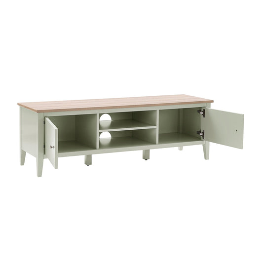 Nell TV Unit - Sage Green - DUSK