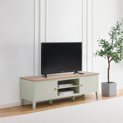 Nell TV Unit - Sage Green - DUSK