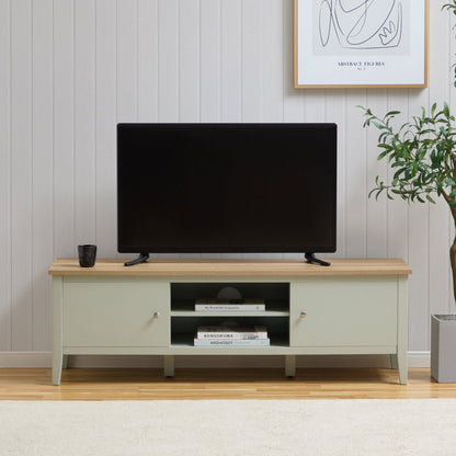 Nell TV Unit - Sage Green - DUSK