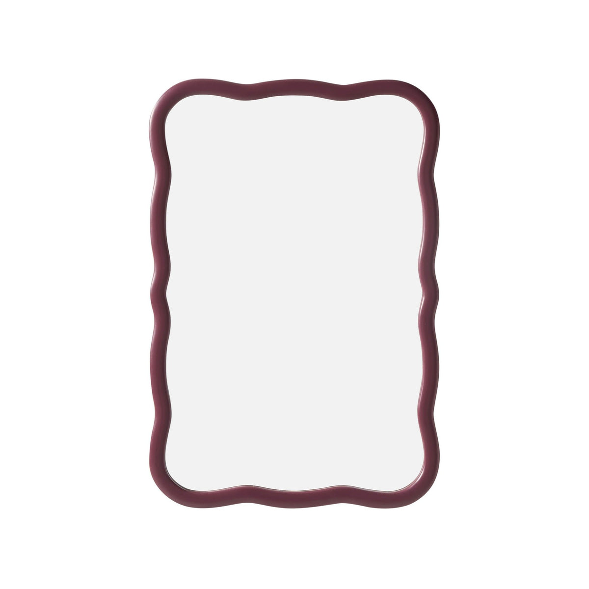 Niamh Wavy Wall Mirror - Tawny Port - DUSK