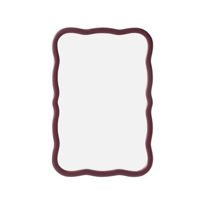 Niamh Wavy Wall Mirror - Tawny Port - DUSK