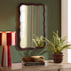 Niamh Wavy Wall Mirror - Tawny Port - DUSK