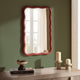 Niamh Wavy Wall Mirror - Terracotta - DUSK