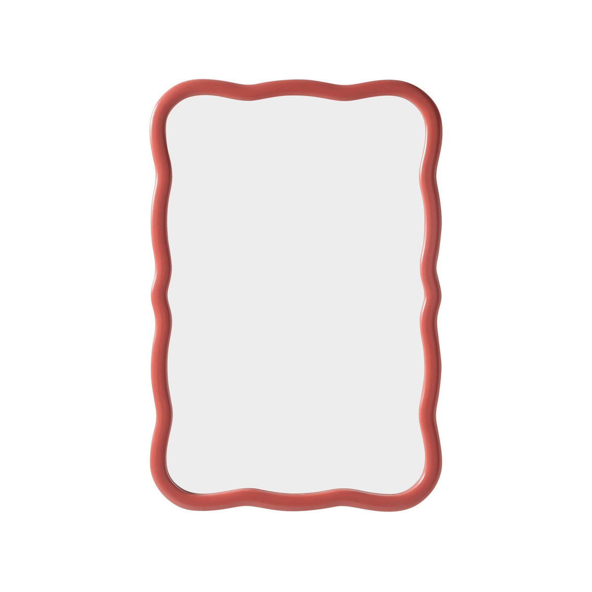 Niamh Wavy Wall Mirror - Terracotta - DUSK