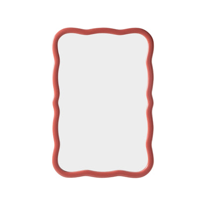 Niamh Wavy Wall Mirror - Terracotta - DUSK