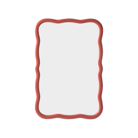 Niamh Wavy Wall Mirror - Terracotta - DUSK