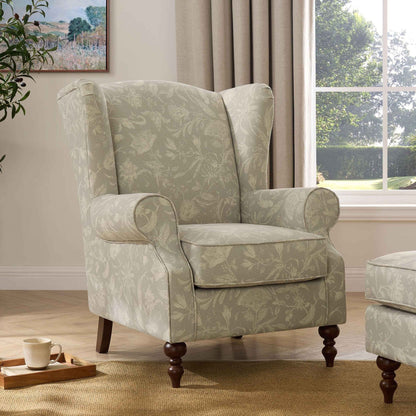 Nora Armchair - Floral - DUSK