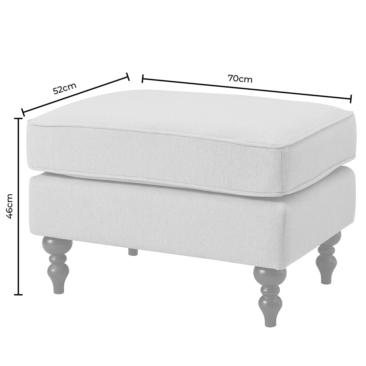 Nora Pouffe - Oatmeal - DUSK