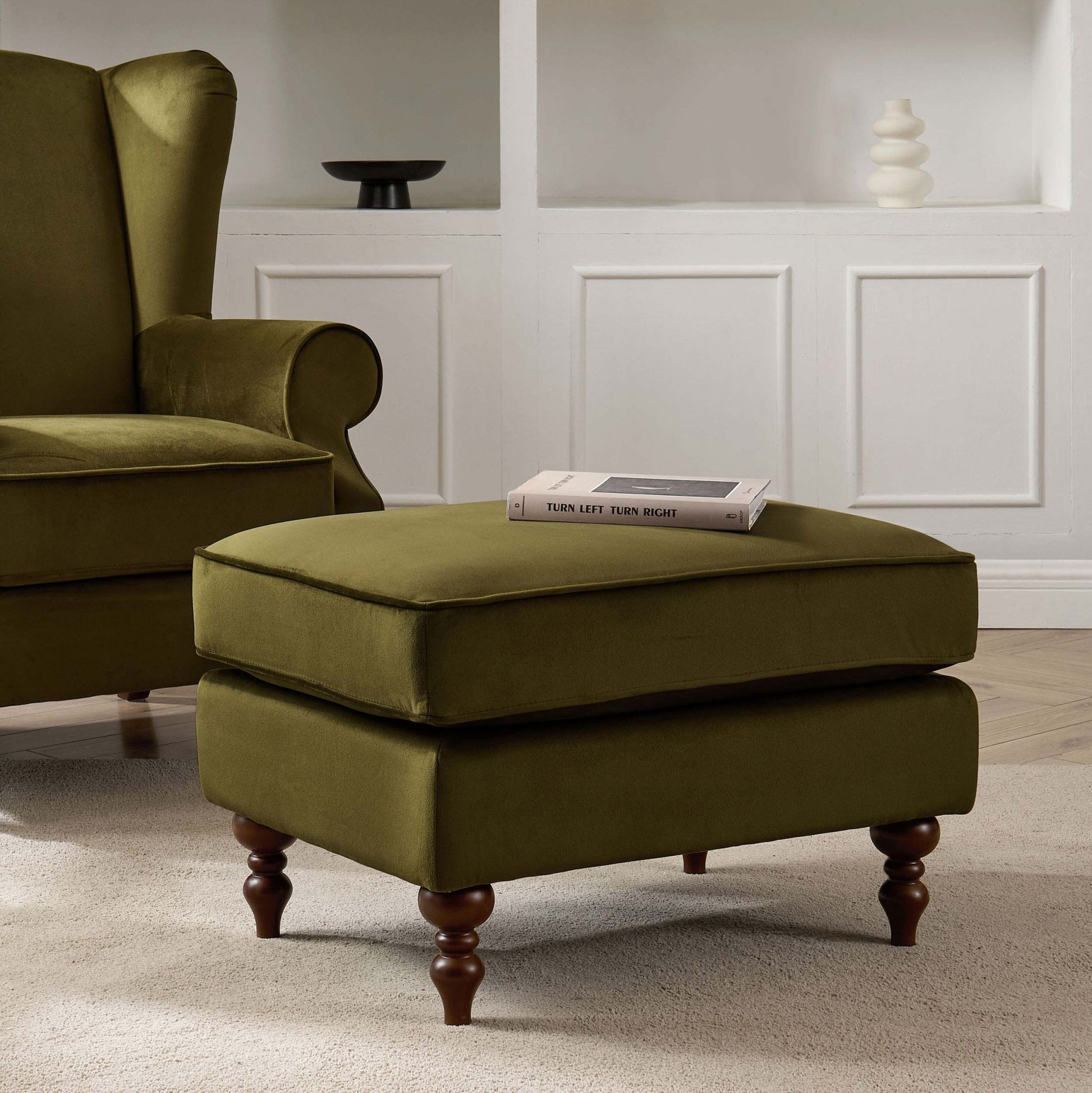 Nora Pouffe - Rich Green - DUSK
