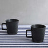 Nori Stoneware Set of 2 Mugs - Black - DUSK