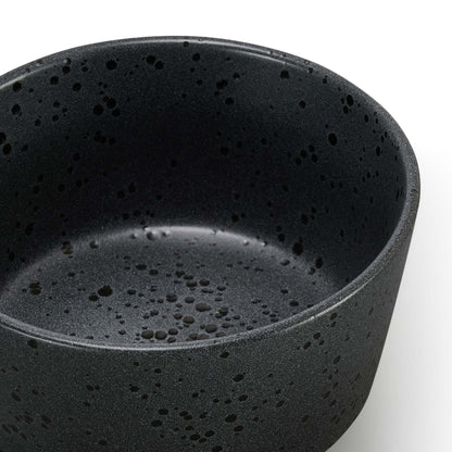 Nori Stoneware Set of 4 Cereal Bowls - Black - DUSK