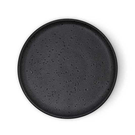 Nori Stoneware Set of 4 Side Plates - Black - DUSK