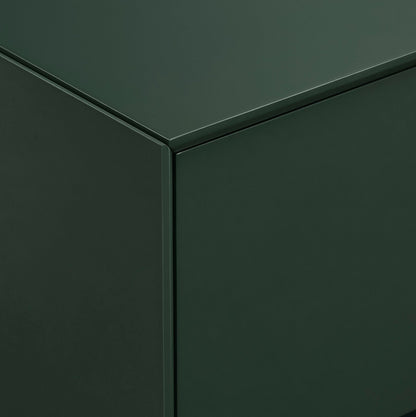 Nova 1 Drawer Bedside Table - Forest Green - DUSK