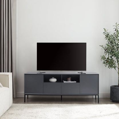 Nova 140cm TV Unit - Charcoal - DUSK