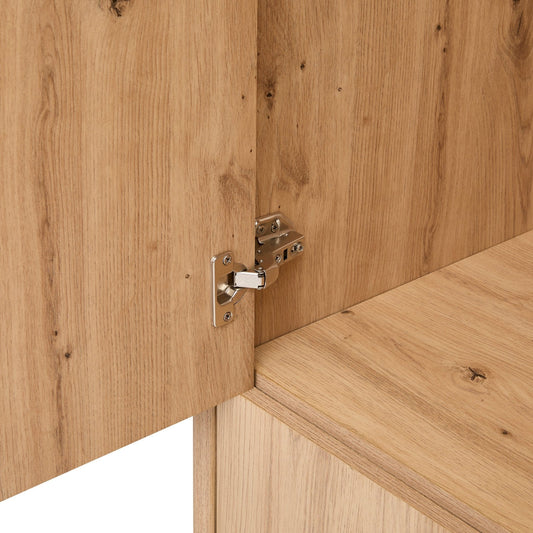 Nova 2 Door Wardrobe - Light Wood - DUSK