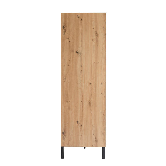 Nova 2 Door Wardrobe - Light Wood - DUSK