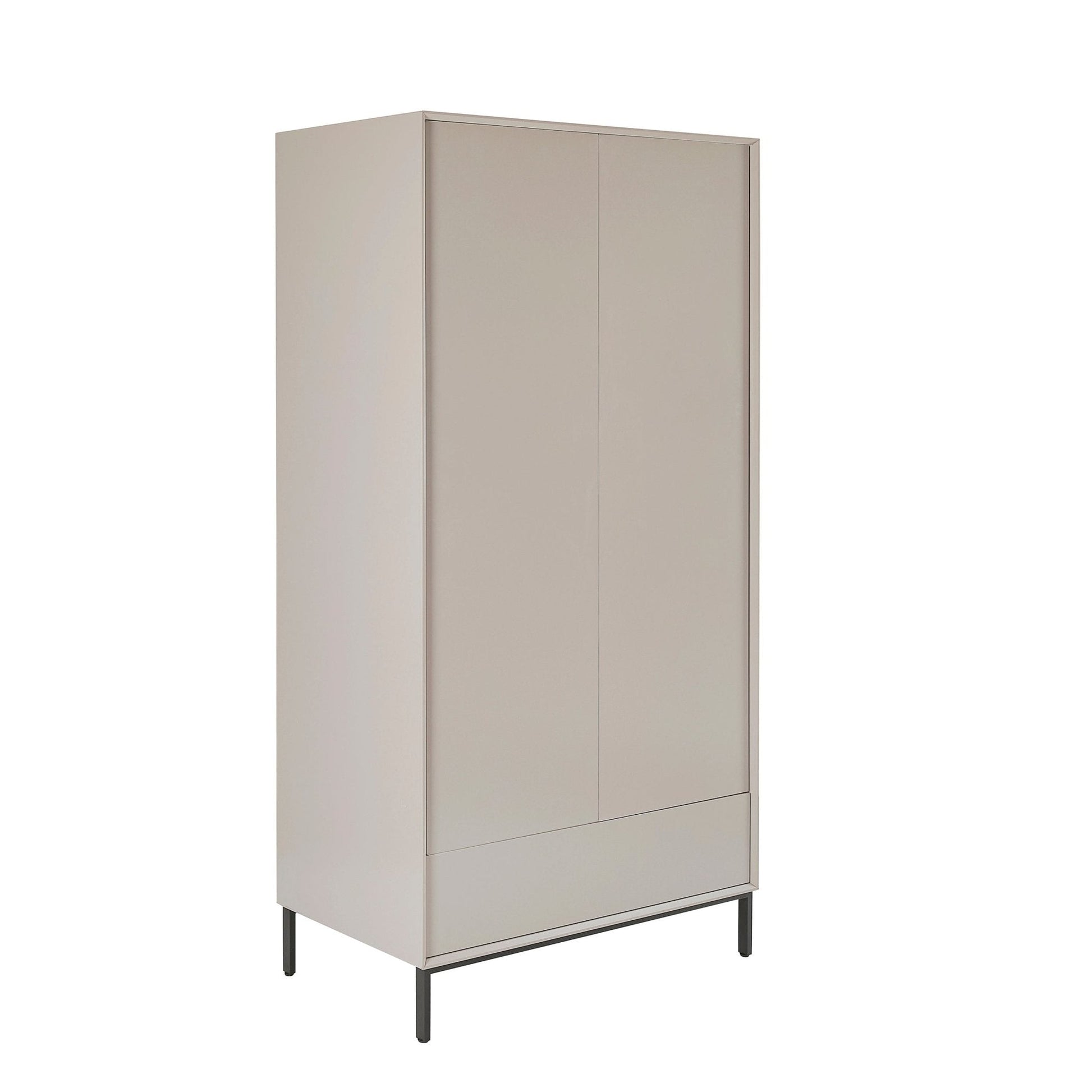 Nova 2 Door Wardrobe - Taupe - DUSK