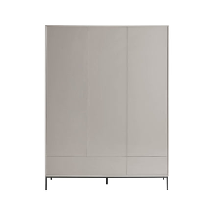 Nova 3 Door Wardrobe - Taupe - DUSK