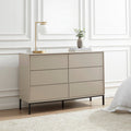 Nova 6 Drawer Chest - Taupe - DUSK