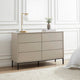 Nova 6 Drawer Chest - Taupe - DUSK