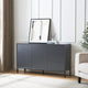 Nova Large Sideboard with Drawers - Charcoal - DUSK