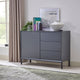 Nova Small Sideboard with Drawers - Charcoal - DUSK