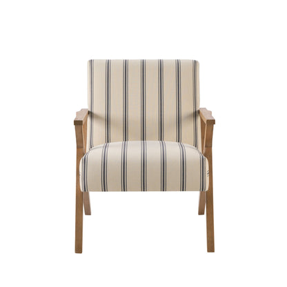 Nyla Accent Chair - Blue Stripe - DUSK