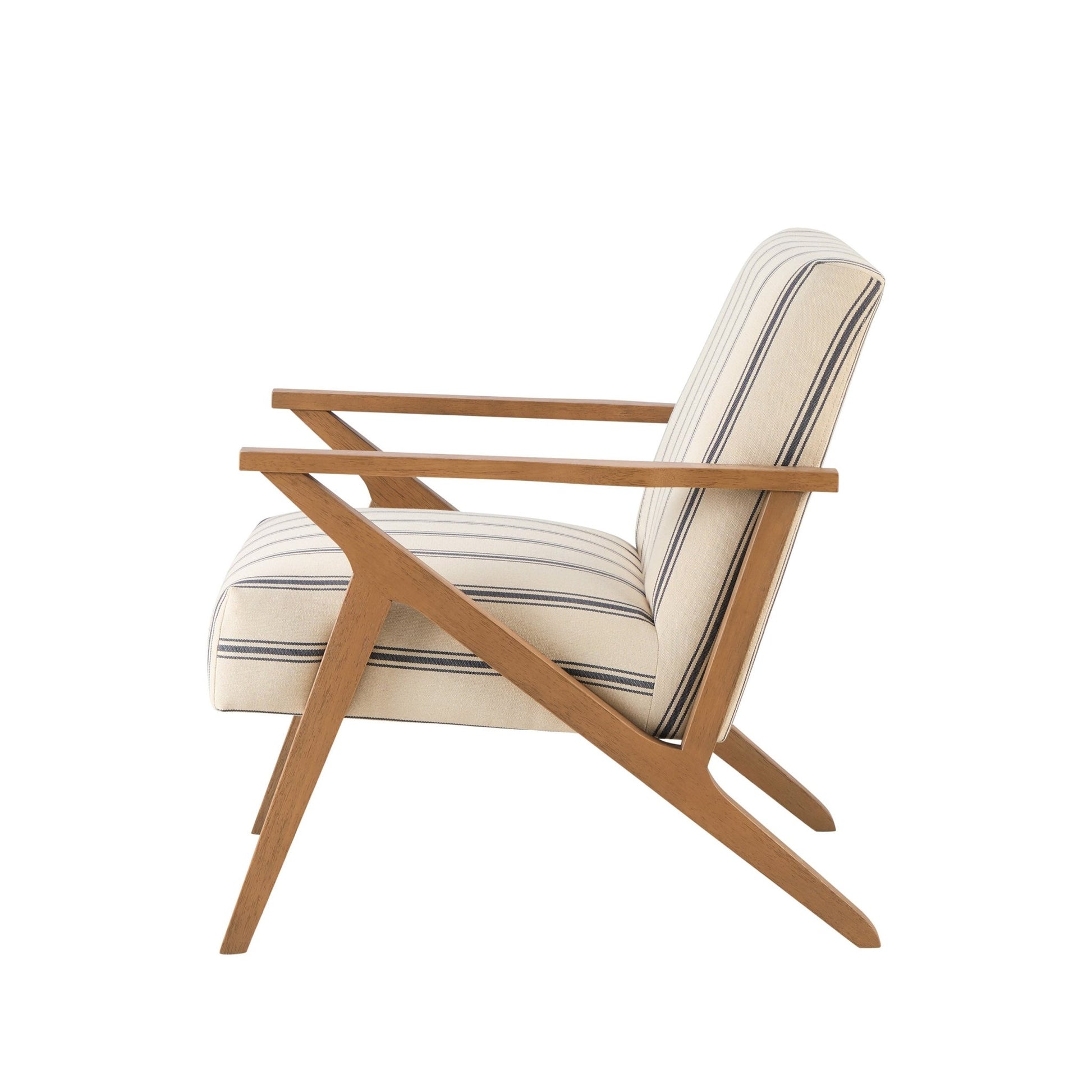 Nyla Accent Chair - Blue Stripe - DUSK