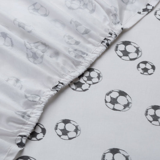 Ollie Football 100% Cotton Fitted Sheet - DUSK