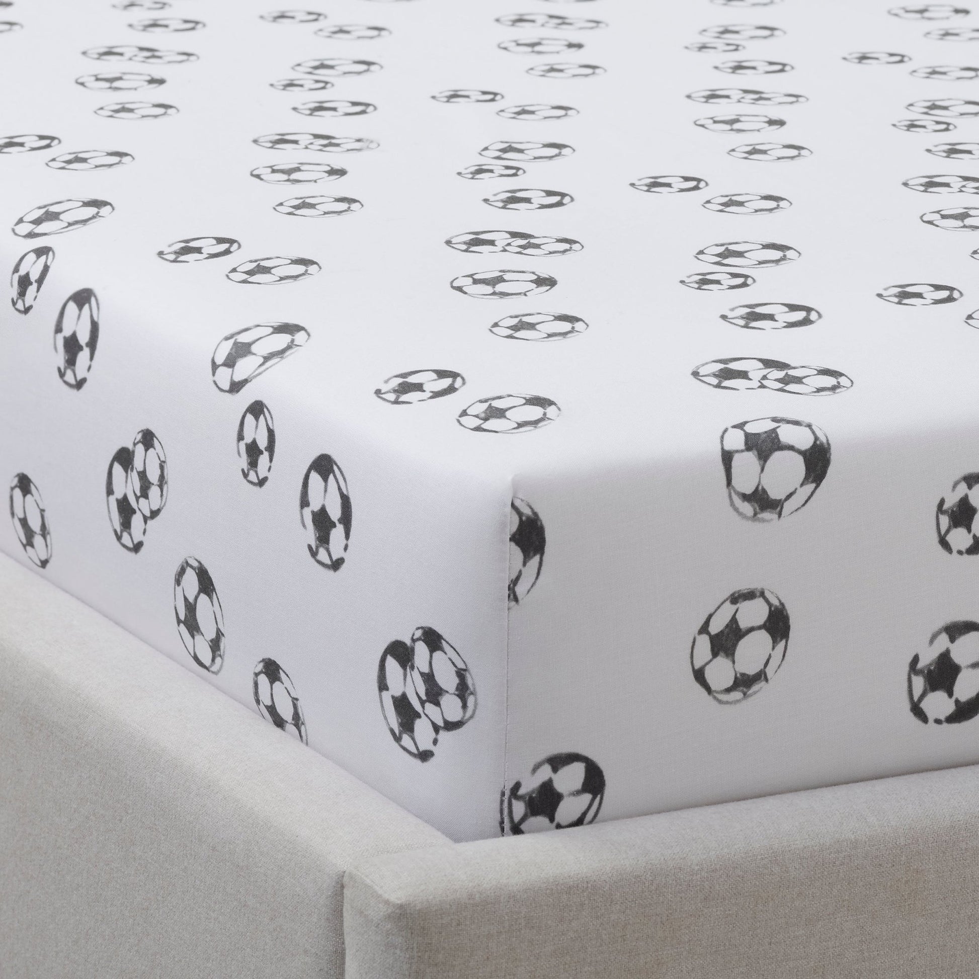 Ollie Football 100% Cotton Fitted Sheet - DUSK