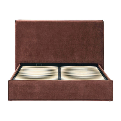 Oslo Ottoman Storage Bed - Chenille Dark Rust - DUSK