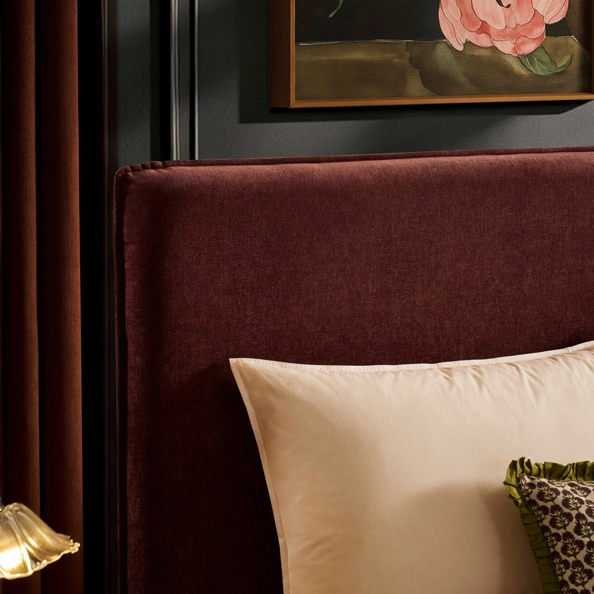 Oslo Ottoman Storage Bed - Chenille Dark Rust - DUSK