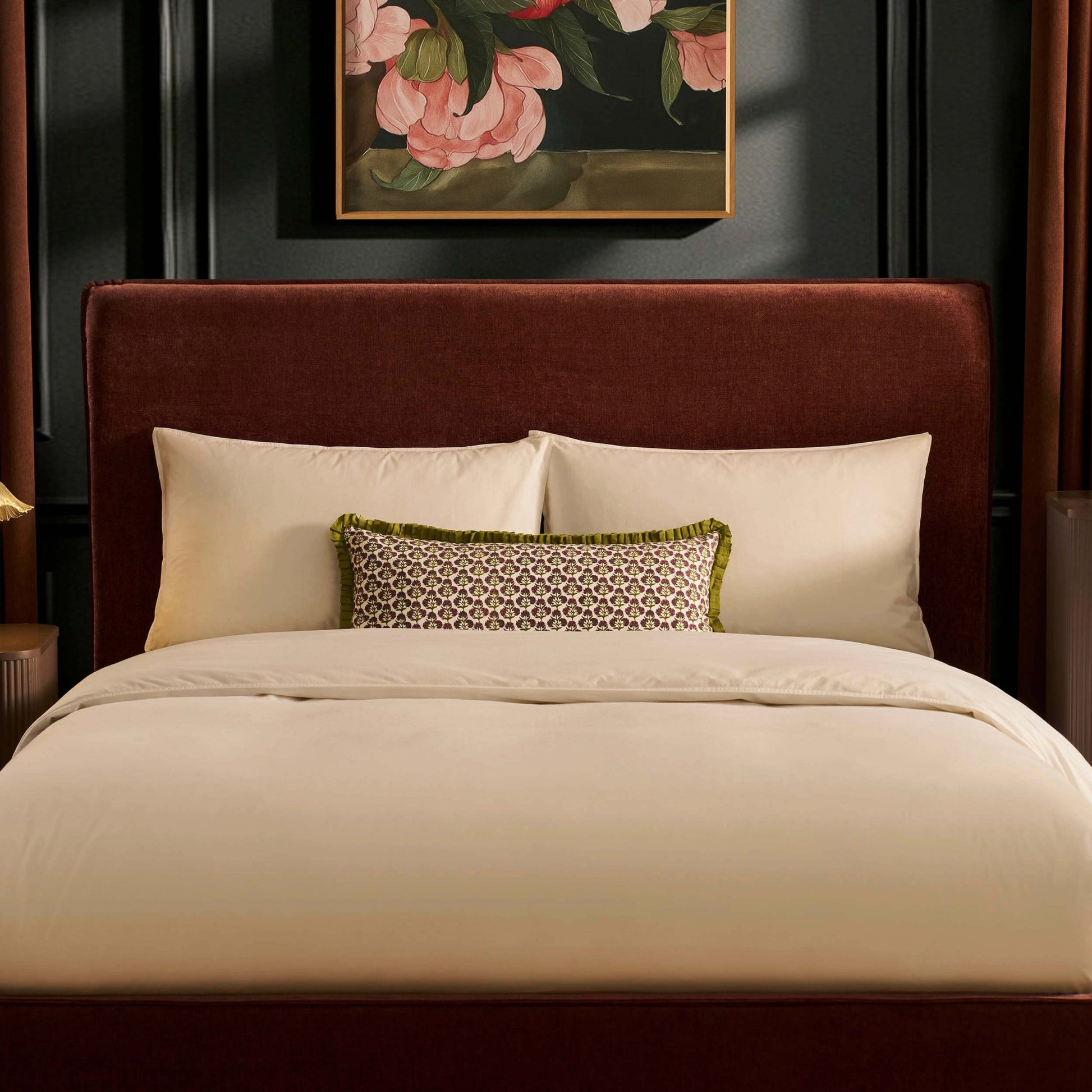 Oslo Ottoman Storage Bed - Chenille Dark Rust - DUSK