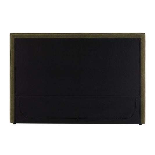 Oslo Ottoman Storage Bed - Chenille Olive - DUSK