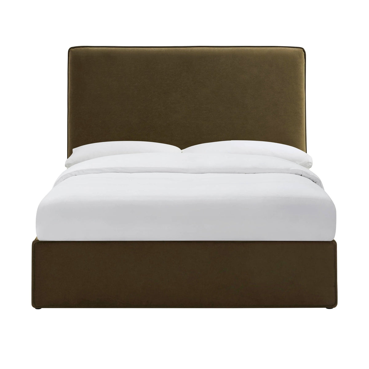 Oslo Ottoman Storage Bed - Olive - DUSK