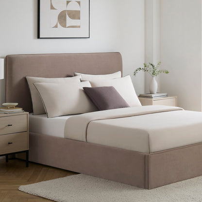 Oslo Ottoman Storage Bed - Sand - DUSK