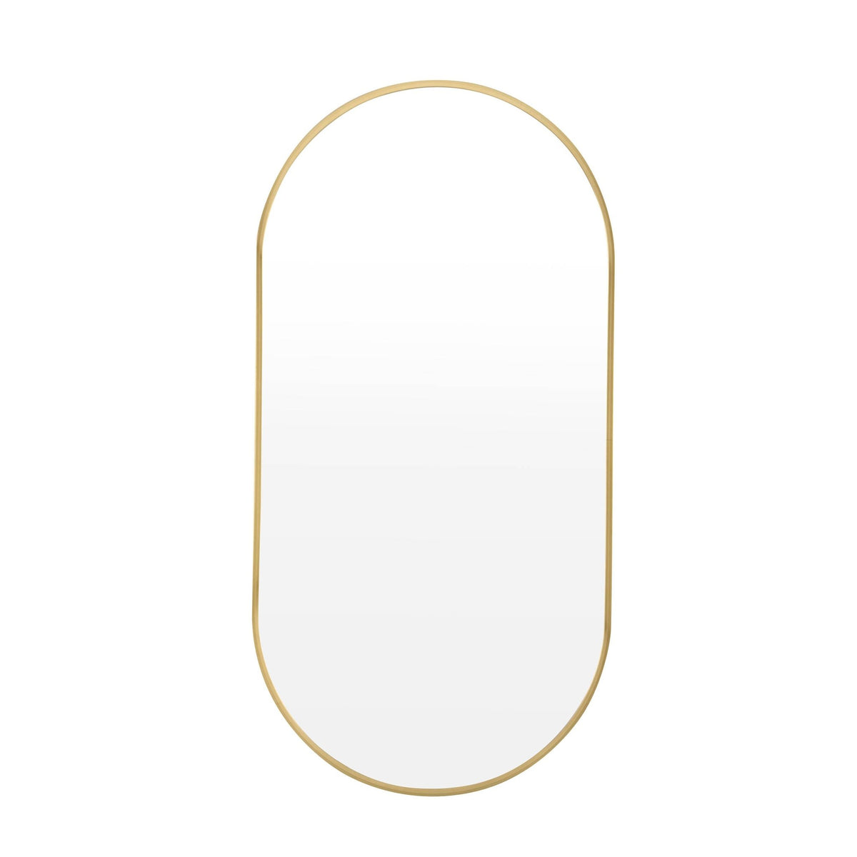 Oval Wall Mirror - Gold - DUSK